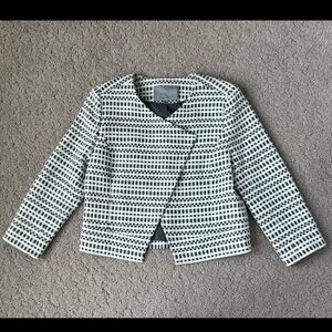 Classiques Entier Asymmetrical Blazer Checkered Jacket Tailored Coat Modern SM